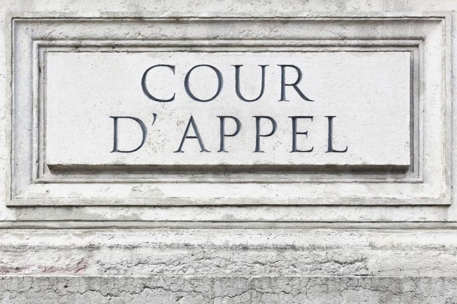 court of appeal plate